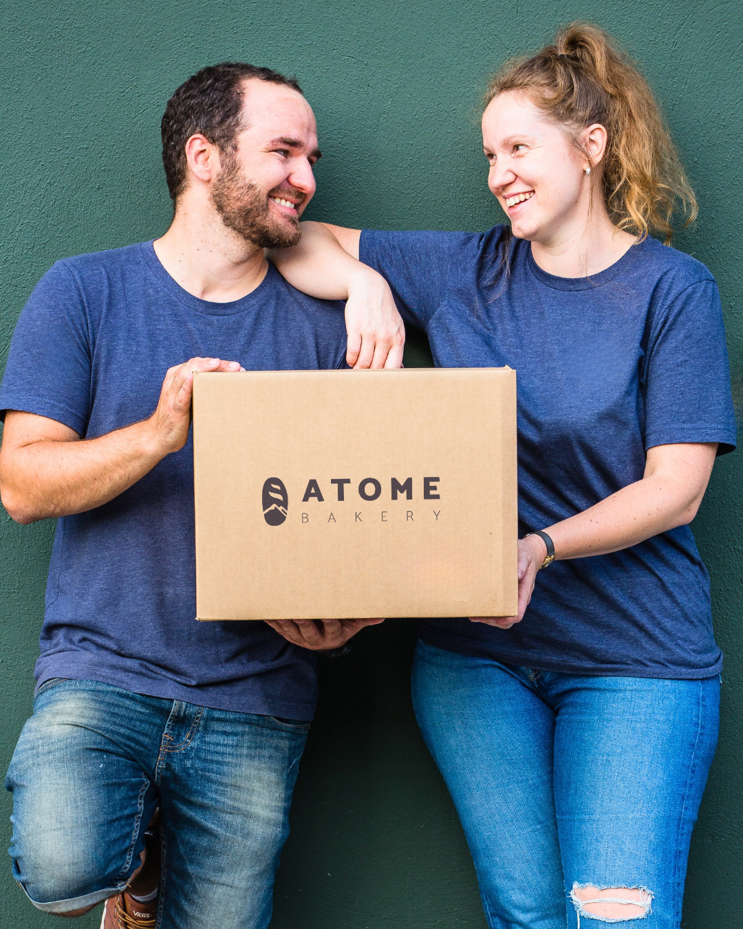 Alice and Lucas, co-founders of Atome Bakery