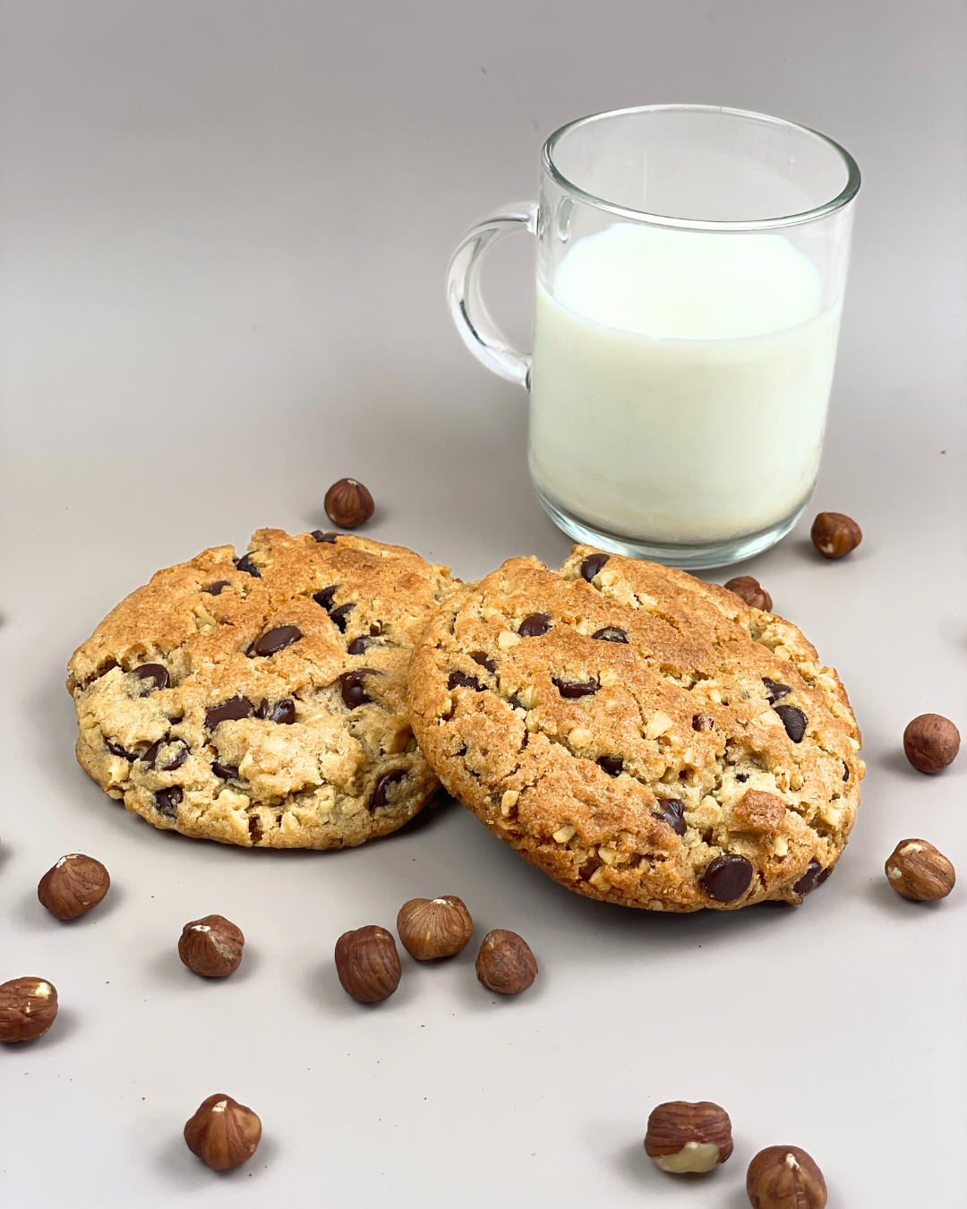 Pack of 2 giant vegan cookie (Walnut chocolate)