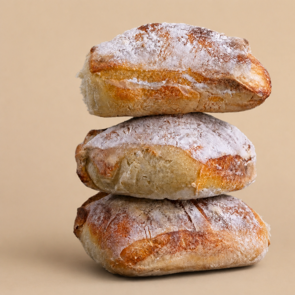 Pack of 3 Ciabatta Sourdough (Sandwich Bread)