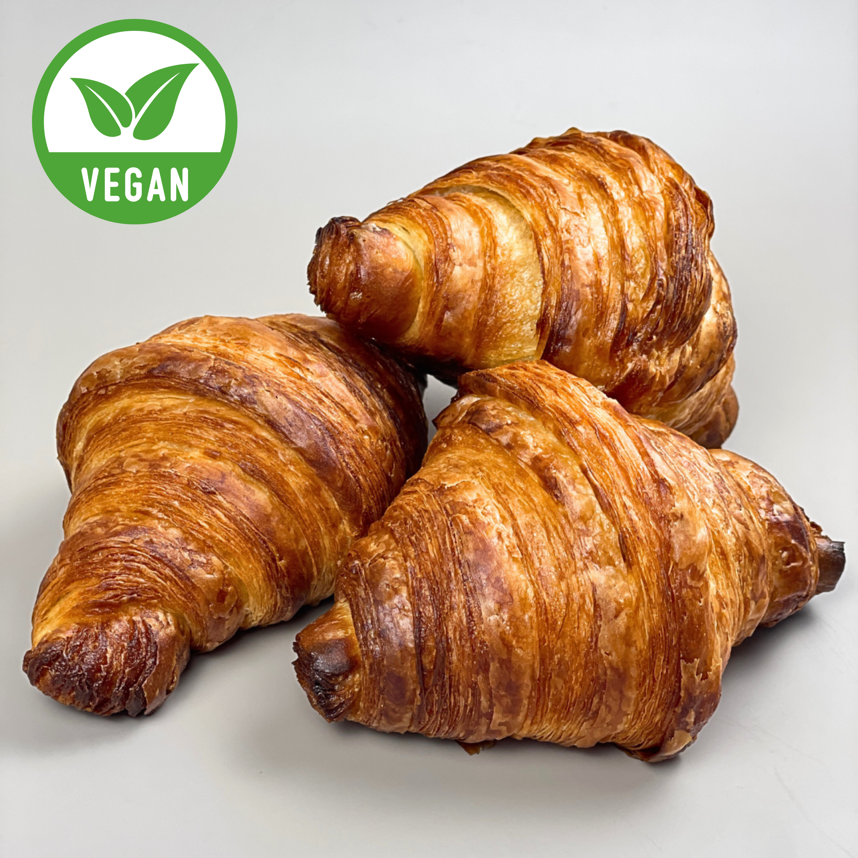 Pack of 3 vegan croissant