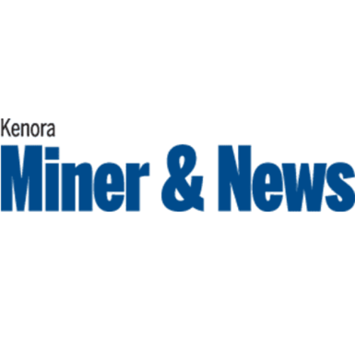 Kenora Miner and News logo – a robust, stylized design incorporating graphic elements reminiscent of the local Kenora community.