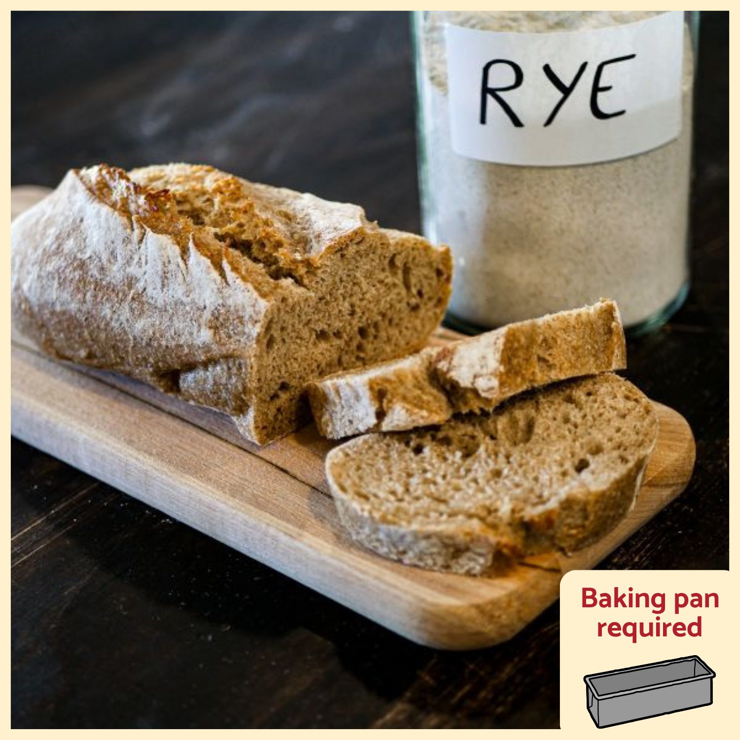 Pack of 2 Country Rye Sourdough Loaf
