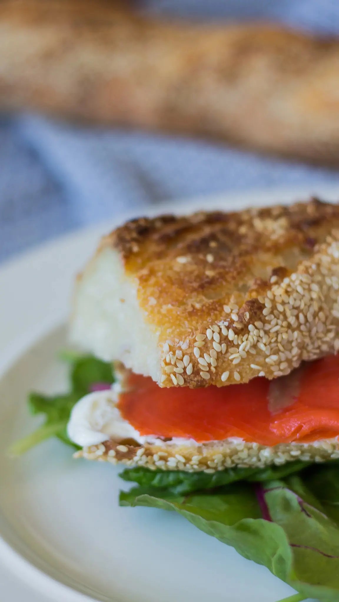 sesame sourdough sandwich