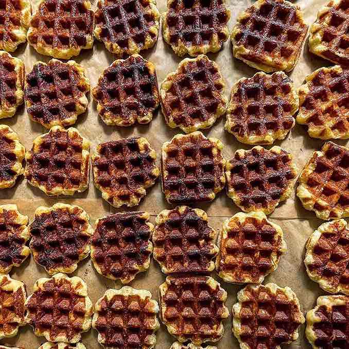 a lot of waffle