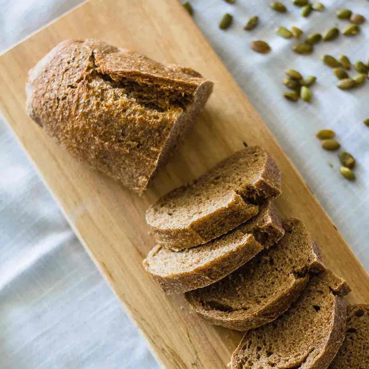 wholewheat sourdough loaf