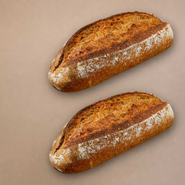 Pack of 2 Sourdough Wholewheat Loaves (Wholewheat Flour)