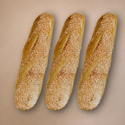 Sesame Sourdough Baguettes (3-pack)