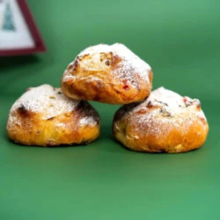 Christmas Stollen Bun (Pack of 3) - Limited Edition