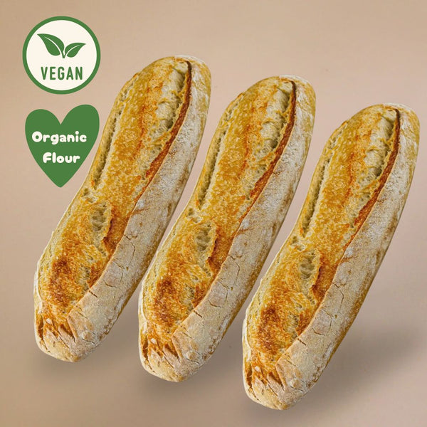 Pack of 3 Traditional Sourdough Baguette