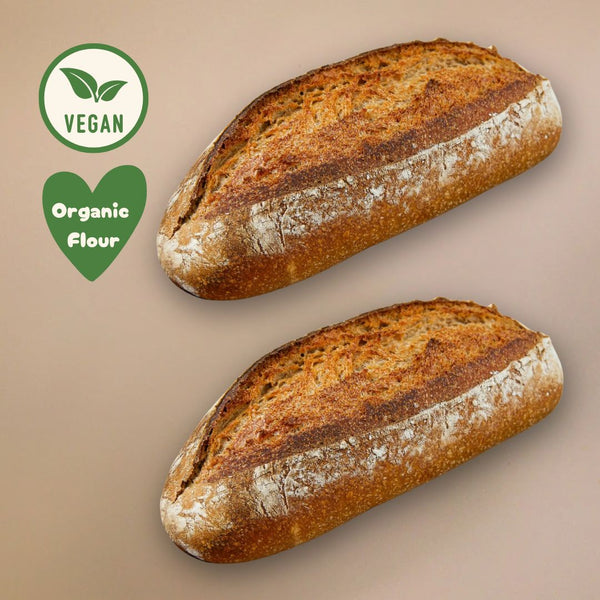 Pack of 2 Sourdough Wholewheat Loaves (Wholewheat Flour)