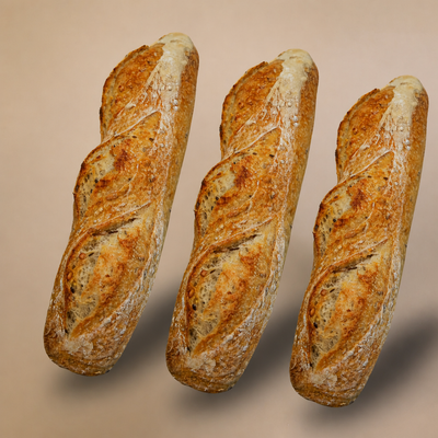 Multigrain Sourdough Baguettes (3-pack)
