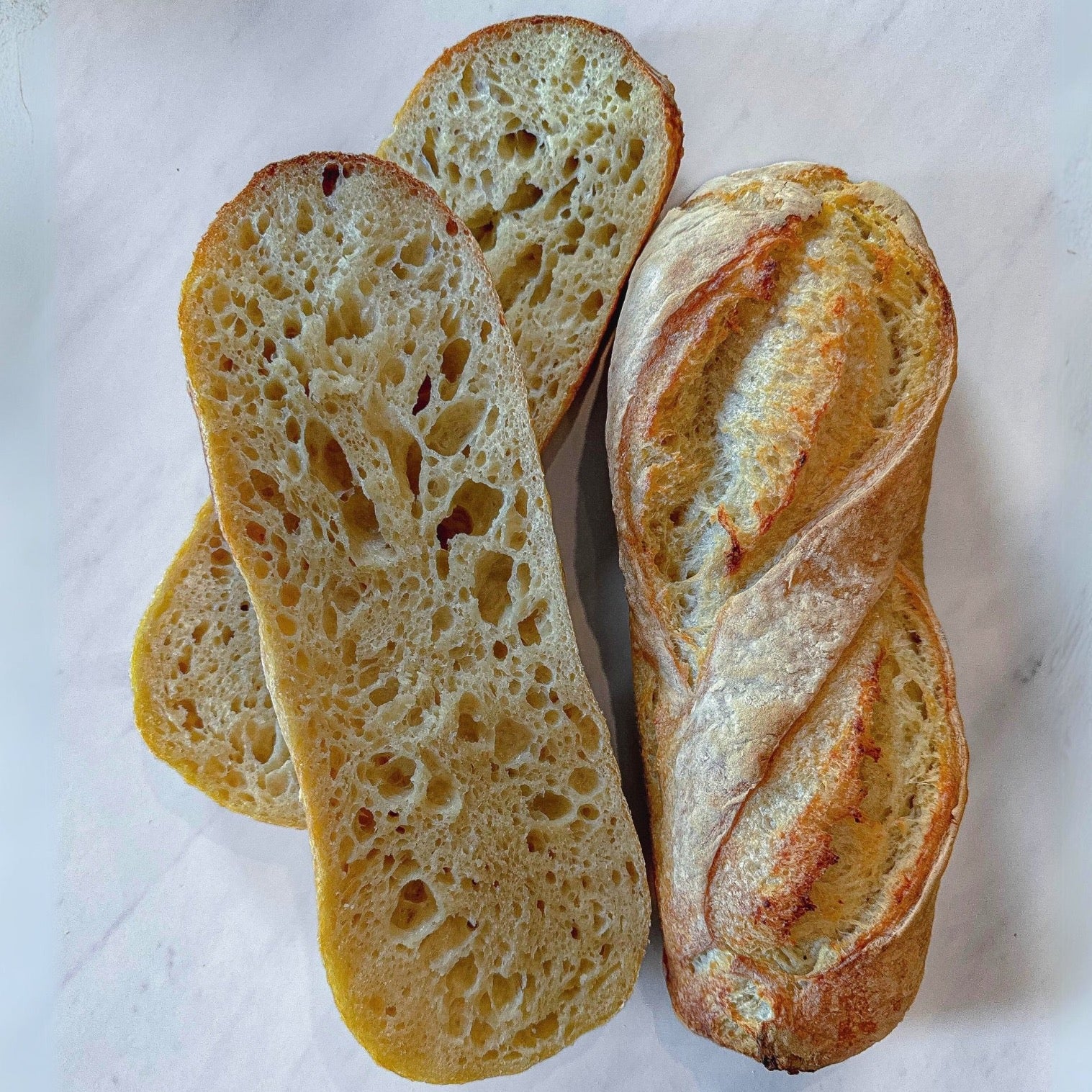 Pack of 2 Sourdough loaf (White flour)