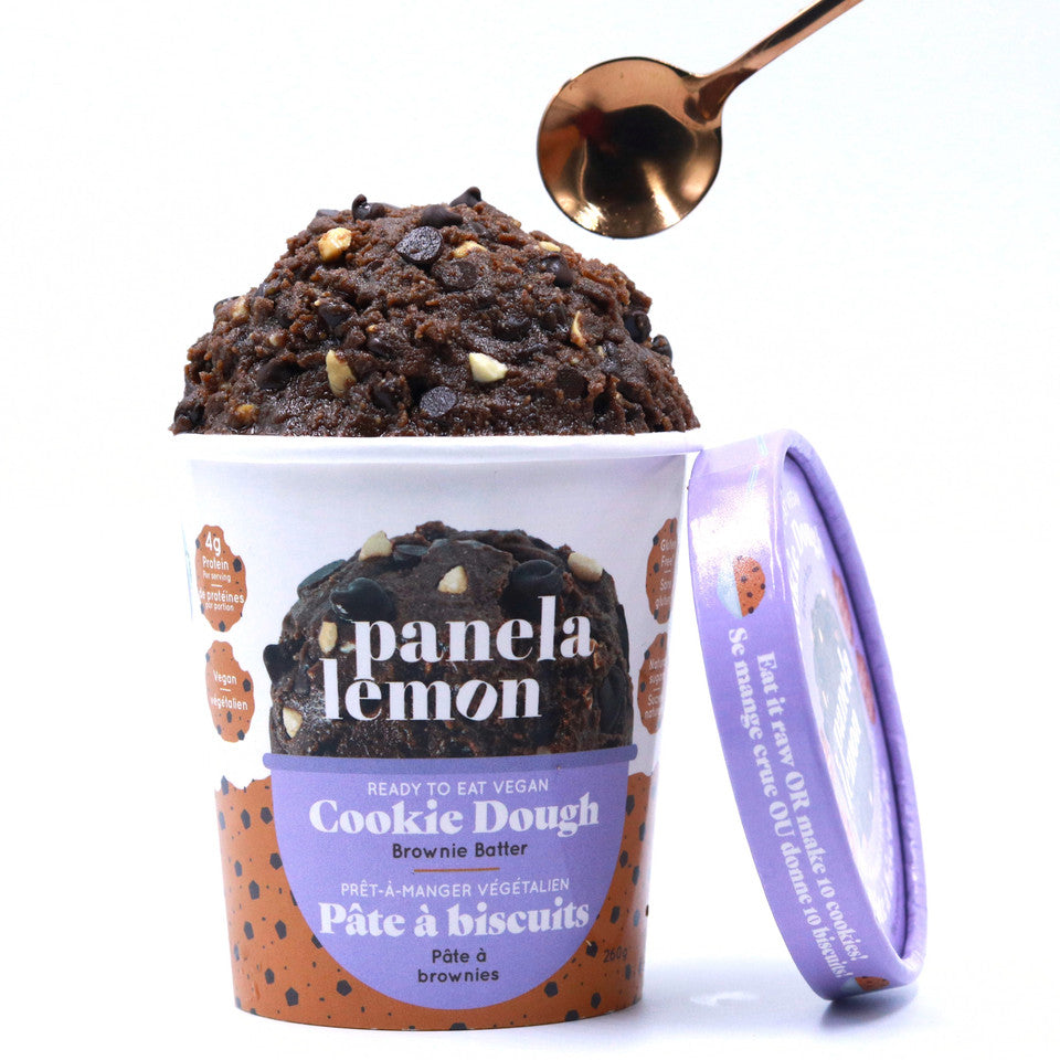 Brownie Batter Cookie Dough (By Panela Lemon) - Vegan