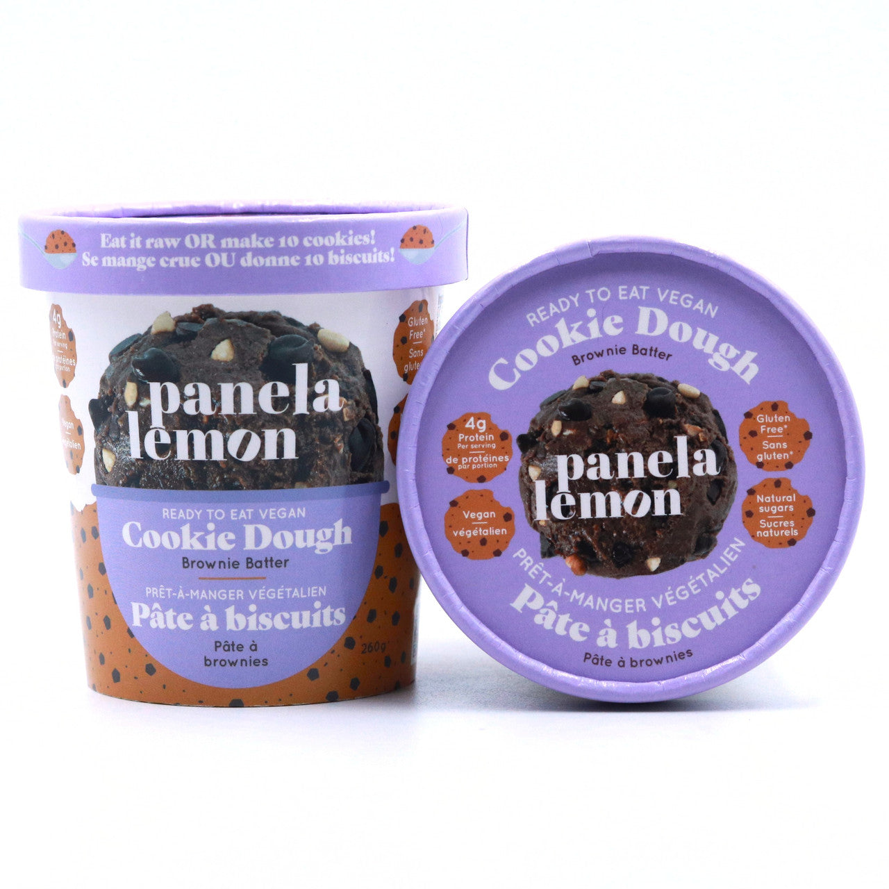 Brownie Batter Cookie Dough (By Panela Lemon) - Vegan