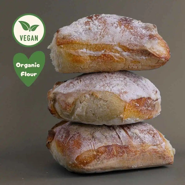 Pack of 3 Ciabatta Sourdough (Sandwich Bread)