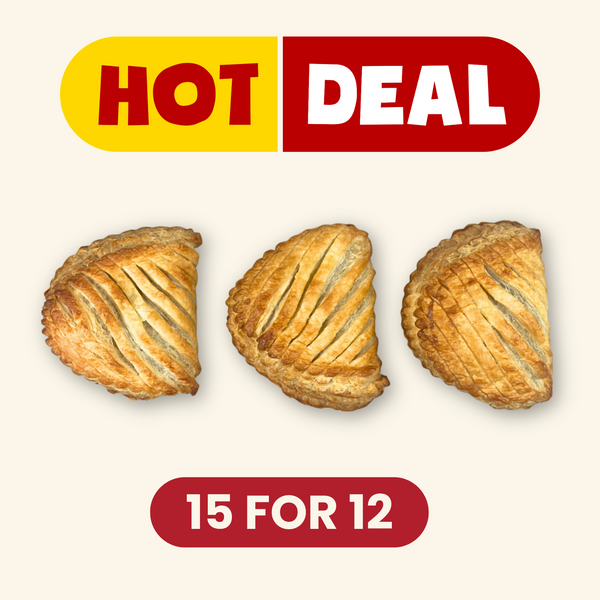 MAXI VALUE PACK: 15 apple turnover