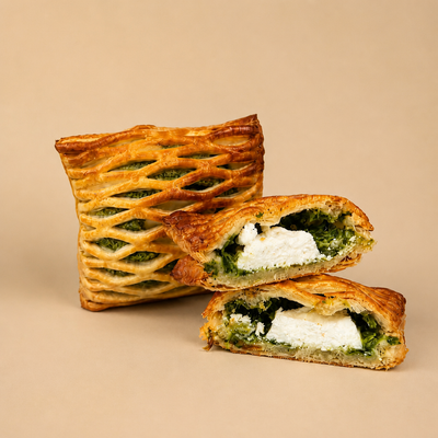 Spinach Goat Cheese Puff Pastries (2-pack)