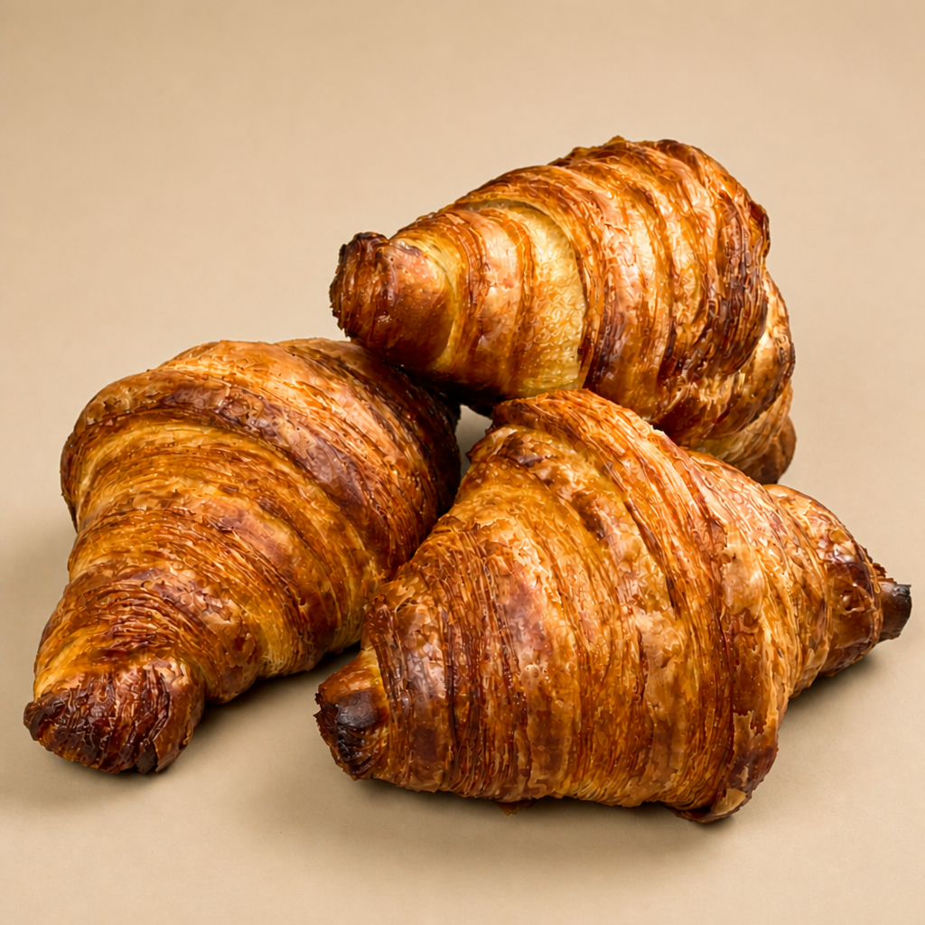 Pack of 3 vegan croissant