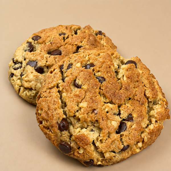 Pack of 2 giant vegan cookie (Walnut chocolate)