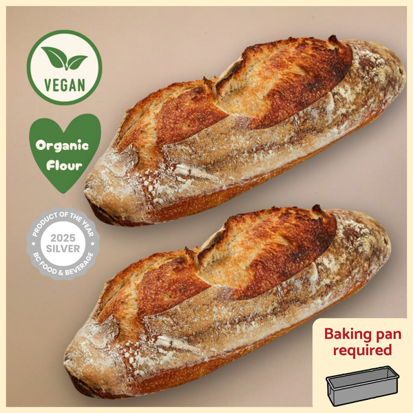 Pack of 2 Sourdough Loaves (White Flour)